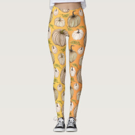 Pompoen Spice Herfst Herfst Oogst Thanksgiving Din Leggings