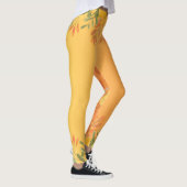 Pompoen Spice Herfst Herfst Oogst Thanksgiving Din Leggings (Rechts)