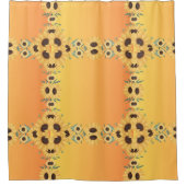 Pompoen Spice Herfst Herfst Oogst Thanksgiving Douchegordijn (Voorkant)