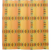 Pompoen Spice Herfst Herfst Oogst Thanksgiving Douchegordijn (Voorkant)