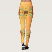 Pompoen Spice Herfst Herfst Oogst Thanksgiving Leggings (Achterkant)