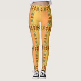 Pompoen Spice Herfst Herfst Oogst Thanksgiving Leggings