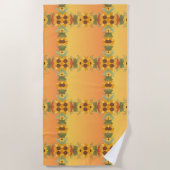 Pompoen Spice Herfst Herfst Oogst Thanksgiving Strandlaken (Voorkant)