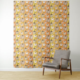 Pompoen Spice Herfst Herfst Oogst Thanksgiving Wandkleed