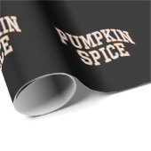 Pompoen Spice Herfst Shirt Thanksgiving Cadeaupapier (Rol Hoek)