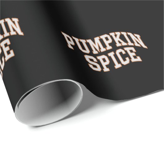 Pompoen Spice Herfst Shirt Thanksgiving Cadeaupapier (Rol Hoek)