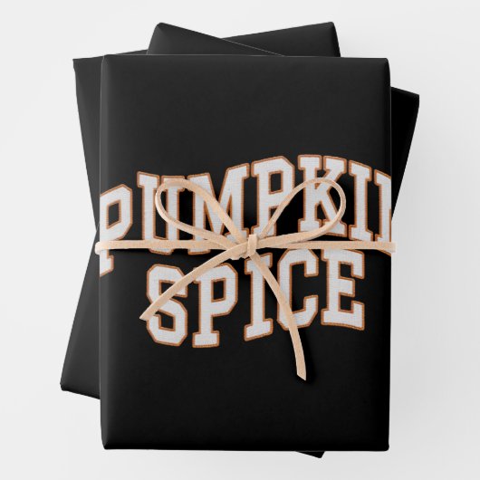 Pompoen Spice Herfst Shirt Thanksgiving Inpakpapier Vel (In situ)