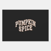 Pompoen Spice Herfst Shirt Thanksgiving Inpakpapier Vel (Voorkant)