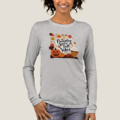 Pompoen Spice & Herfst Vibes Tri-Blend Shirt (Voorkant)