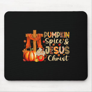 Pompoen Spice Jesus Christ Thanksgiving Autumn Fal Muismat