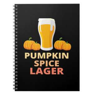 Pompoen Spice Lager, Pompoen Spice Shirt, Pompoen Notitieboek