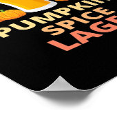 Pompoen Spice Lager, Pompoen Spice Shirt, Pompoen Poster (Hoek)