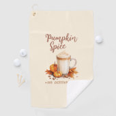 Pompoen Spice - Late & Herfst Bladerwerk Golfhanddoek (Insitu)