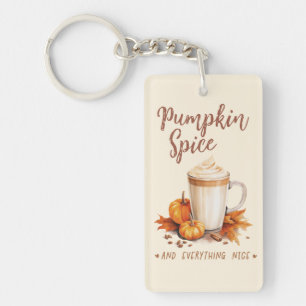 Pompoen Spice - Late & Herfst Bladerwerk Sleutelhanger