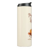 Pompoen Spice - Late & Herfst Bladerwerk Thermosbeker (Gedraaid links)