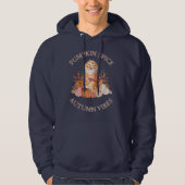 Pompoen Spice Latte Gezellige Herfst Herfst pompoe Hoodie (Voorkant)