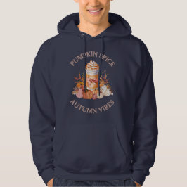 Pompoen Spice Latte Gezellige Herfst Herfst pompoe Hoodie