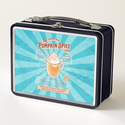  pompoen Spice Latte - Recept Poster (Voorkant)