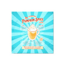  pompoen Spice Latte - Recept Poster