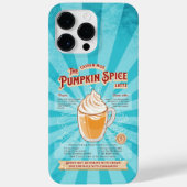  pompoen Spice Latte - Recept Poster Case-Mate iPhone Case (Achterkant)