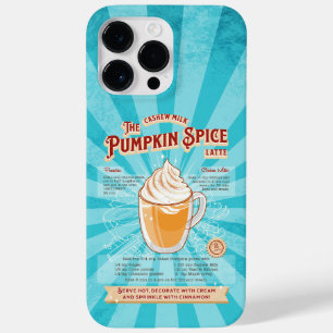 pompoen Spice Latte - Recept Poster Case-Mate iPhone 14 Pro Max Hoesje