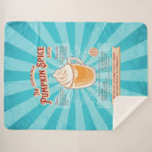 pompoen Spice Latte - Recept Poster Sherpa Deken (Voorkant (horizontaal))