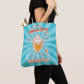 pompoen Spice Latte - Recept Poster Tote Bag (Dichtbij)
