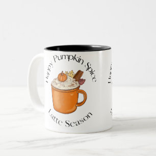 Pompoen Spice Latte Seizoen herfst Liefhebber Tweekleurige Koffiemok