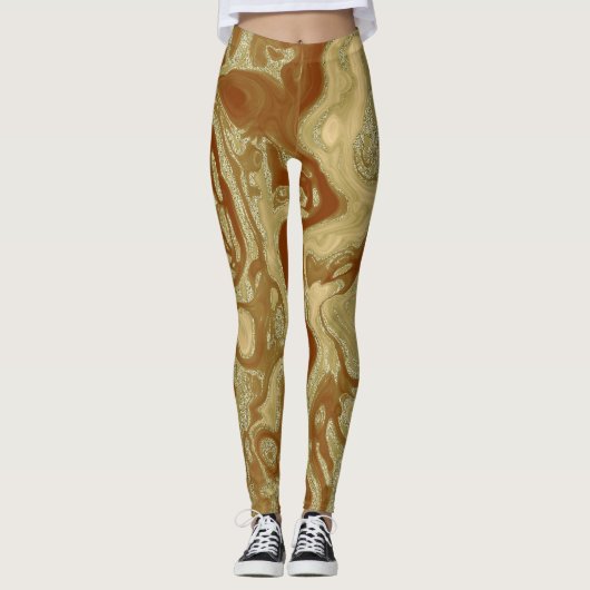 Pompoen Spice Leggings (Voorkant)