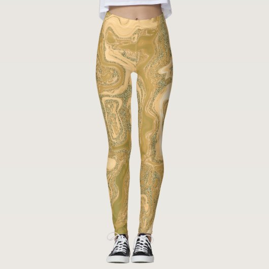 Pompoen Spice Leggings (Voorkant)