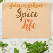 Pompoen Spice Life Dish Cloth Theedoek (Gevouwen)
