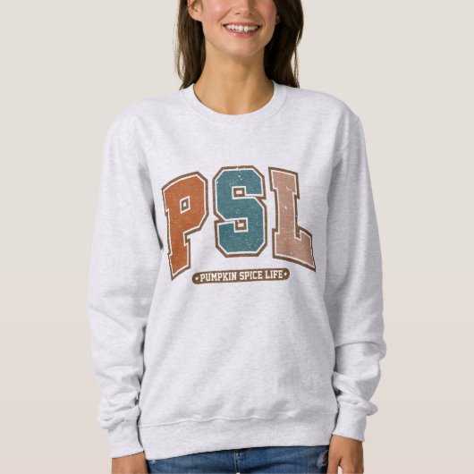 Pompoen Spice Life | PSL | Hogeschool Trui (Voorkant)