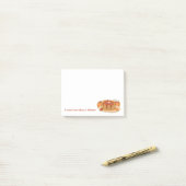 Pompoen Spice Pannenkoeken Herfst Sticky Notes (Op bureau)