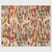 Pompoen Spice Pattern Cadeaupapier (Vlak)