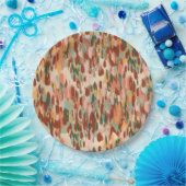 Pompoen Spice Pattern Papieren Bordje (Feest)