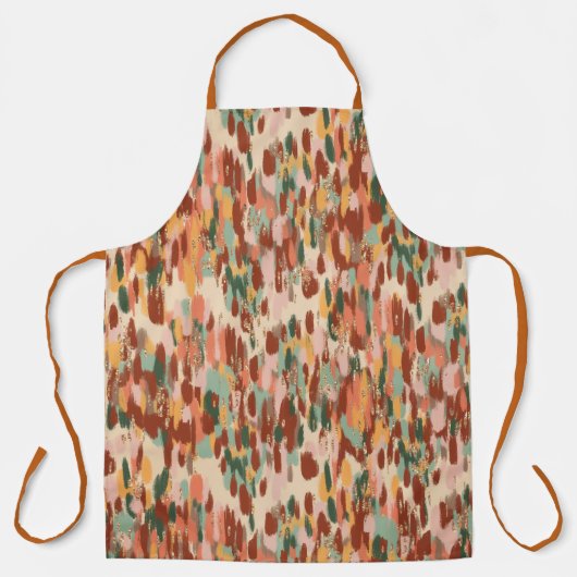 Pompoen Spice Pattern Schort (Voorkant)