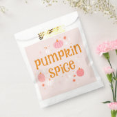 Pompoen Spice Roze Halloween Bedankzakje (Gezegeld)