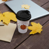 Pompoen Spice Seizoen schattige pompoen voor herfs Papieren Bekers