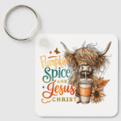 Pompoen Spice... Sleutelhanger (Voorkant)