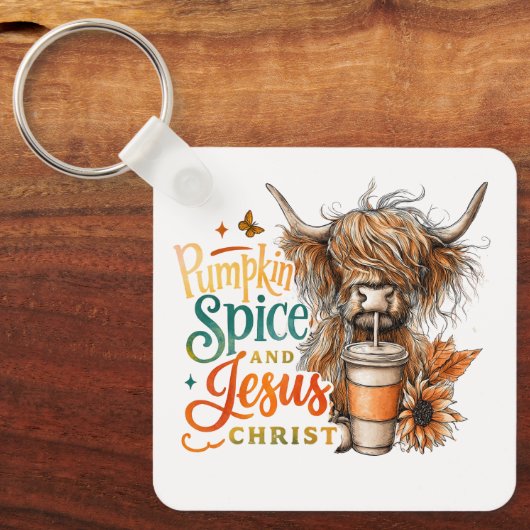 Pompoen Spice... Sleutelhanger (Voorkant)