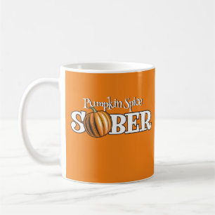 Pompoen Spice Sober voor Sober Halloween Koffiemok
