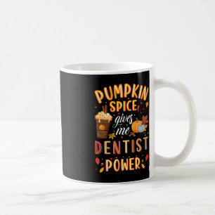 Pompoen Spice Tandarts Power Autumn Herfst Seizoen Koffiemok