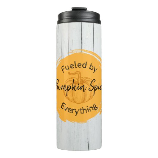 Pompoen Spice Thermal Tumbler Thermosbeker (Voorkant)