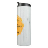 Pompoen Spice Thermal Tumbler Thermosbeker (Geroteerd rechts)