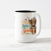 Pompoen Spice... Tweekleurige Koffiemok (Voorkant rechts)