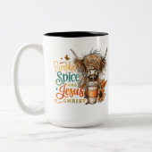 Pompoen Spice... Tweekleurige Koffiemok (Links)