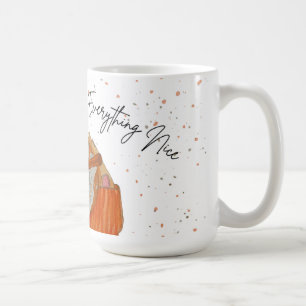 Pompoen Spice Waterverf Gezellige Koffie Mok