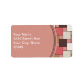 Pompoen Spice Weave Pattern Etiket (Voorkant)