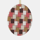 Pompoen Spice Weave Pattern Keramisch Ornament (Rechts)