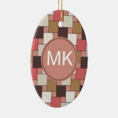 Pompoen Spice Weave Pattern Keramisch Ornament (Rechts)